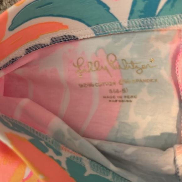 Lilly Pulitzer Girl's Leggings Goombsy Smash size Small (4-5) - Picture 2 of 3